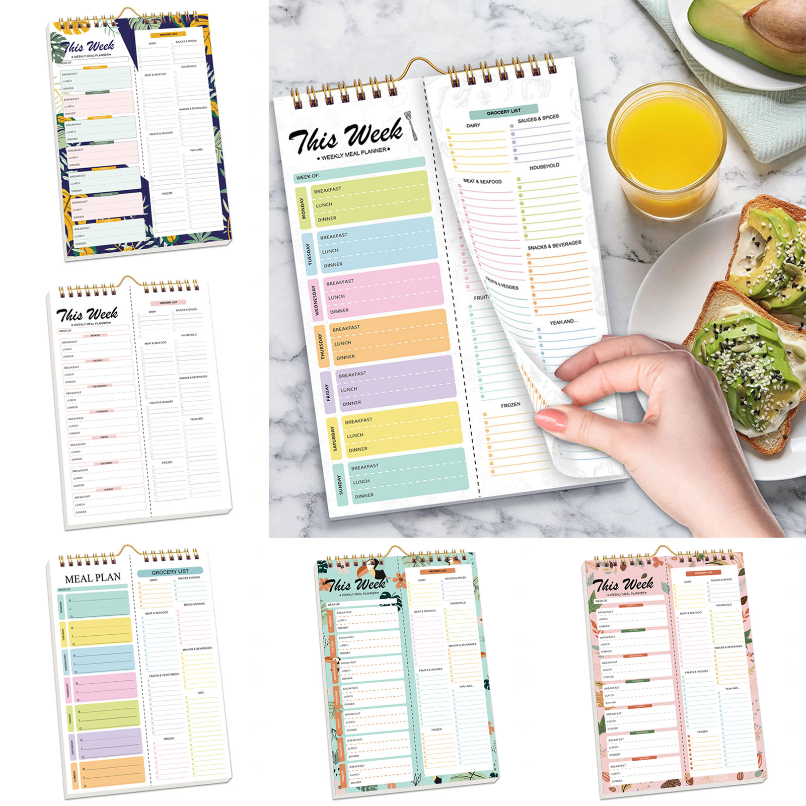 Breakfast Lunch Dinner Weekly  - Meal Plan Notepad 评论和价格