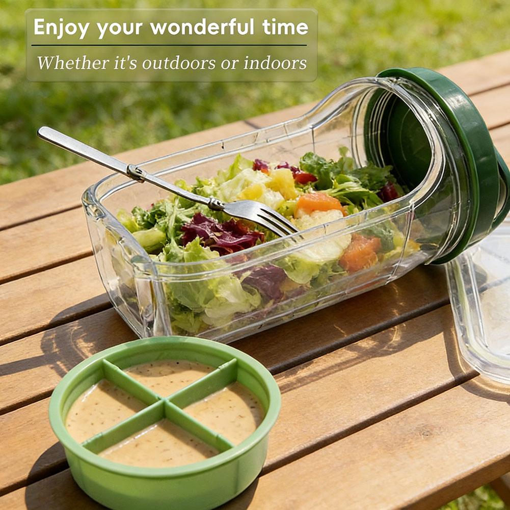 Portable Salad Container Jar w - Meal Prep Container 评论和价格