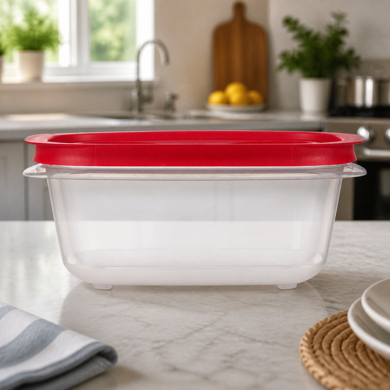 Red Rectangular Food Storage C - Meal Prep Container 评论和价格