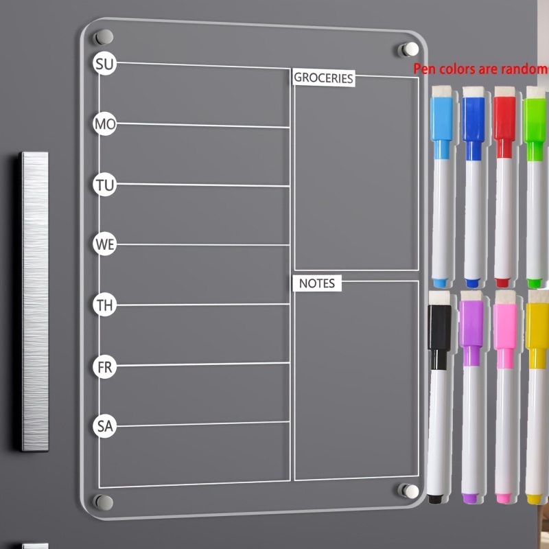 Acrylic Meal Planner Magnetic  - Meal Plan Notepad 评论和价格