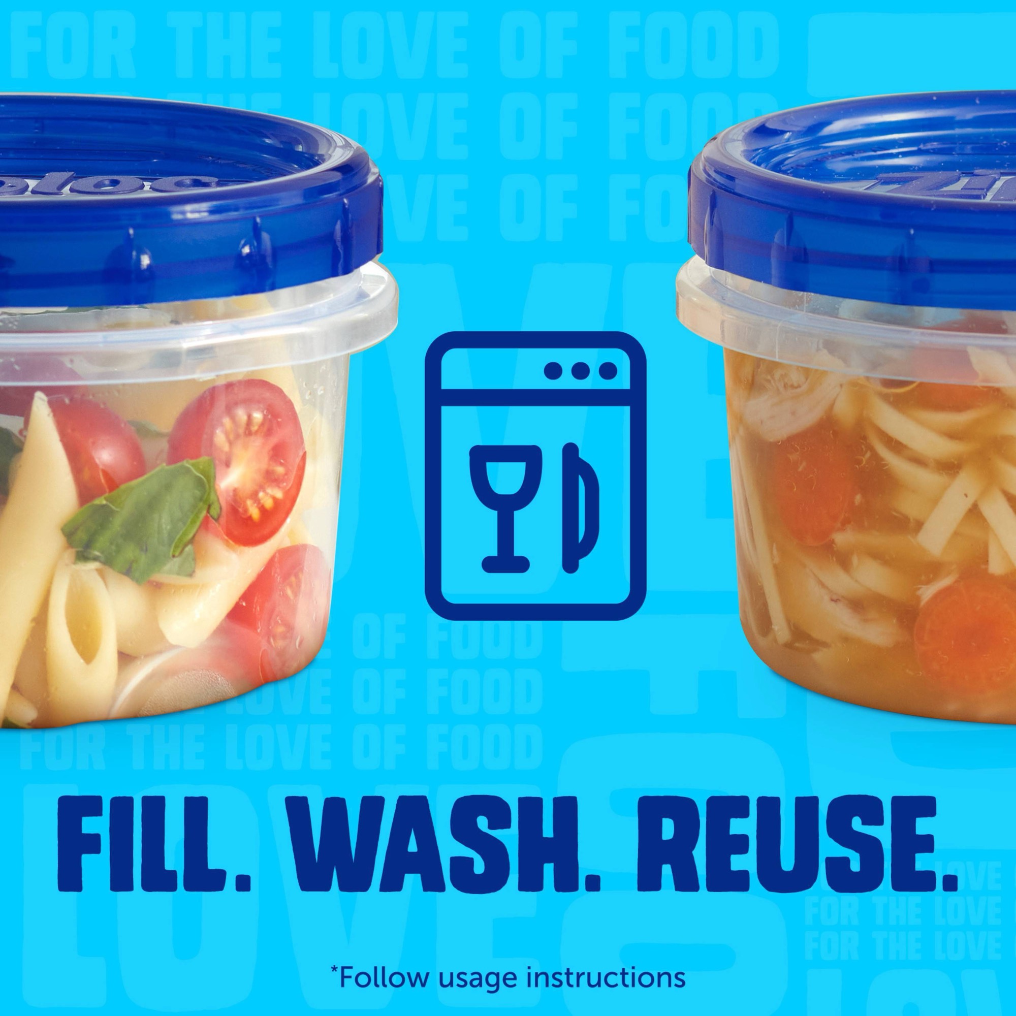 2ct Small Twist Lock Food Stor - Meal Prep Container 评论和价格