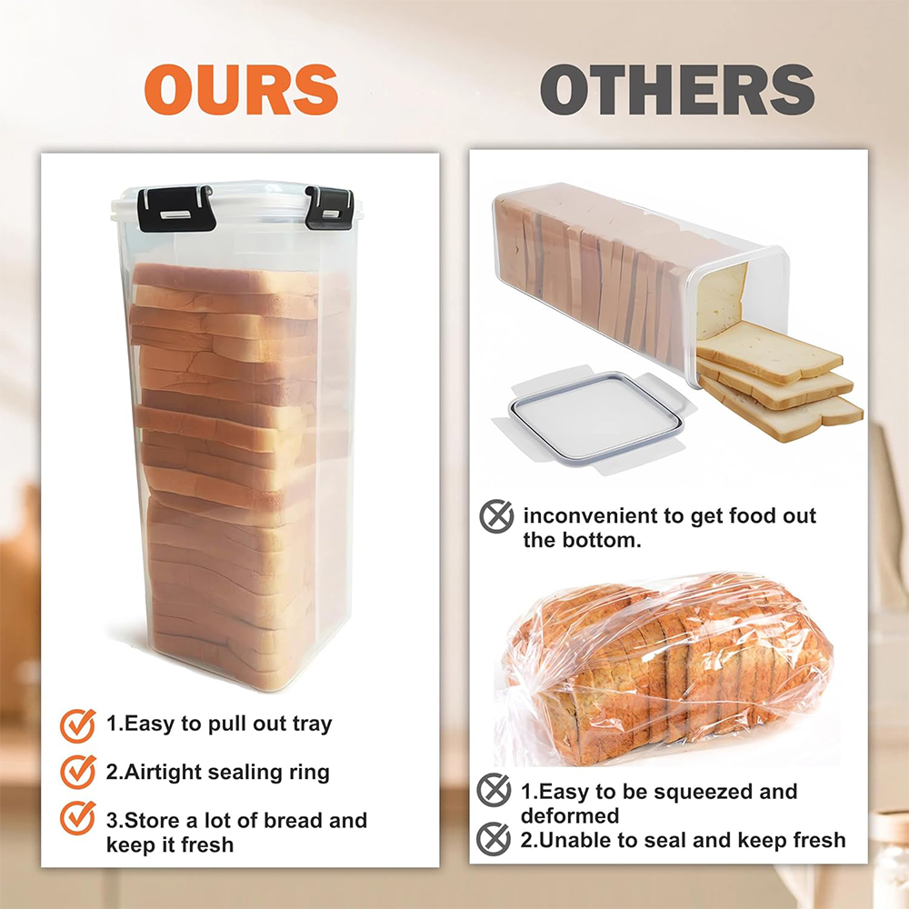 Bread Storage Container with A - Meal Prep Container 评论和价格