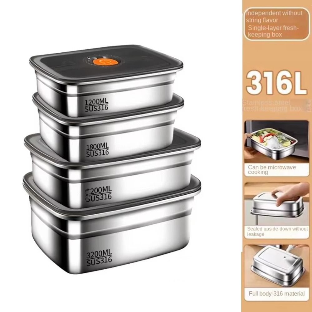 Stainless Steel Camping Lunch  - Meal Prep Microwave 评论和价格