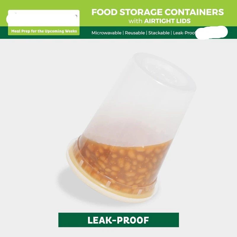 [24 Set] 8oz-32 Oz Plastic Del - Meal Prep Container 评论和价格