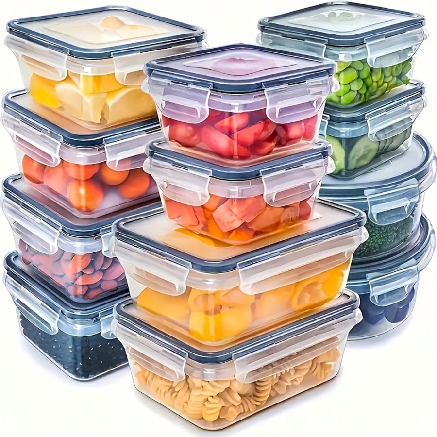 24‑Piece Meal Prep Food Contai - Meal Prep Lunch Boxes 评论和价格