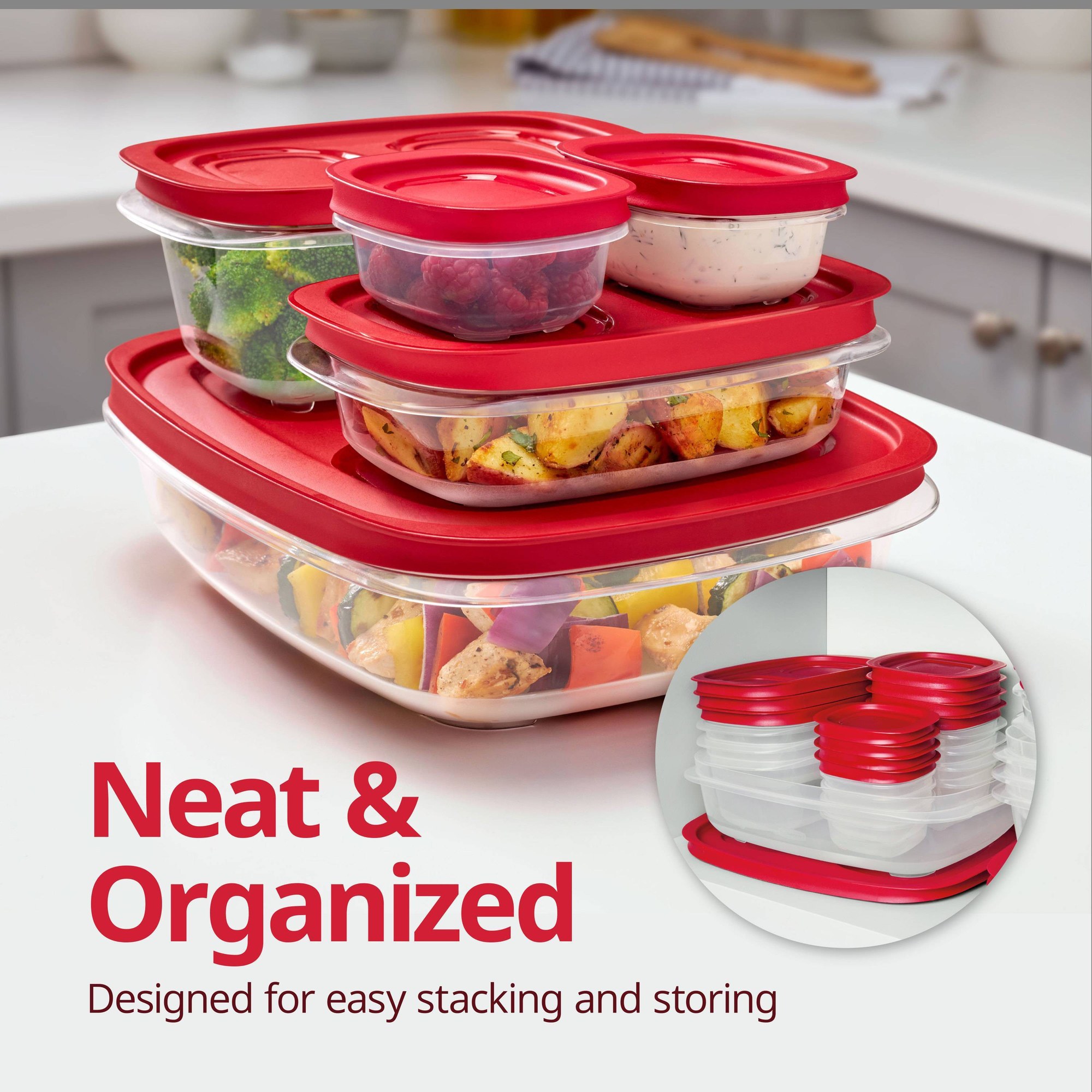 5.26 Cup Rectangular Food Stor - Meal Prep Container 评论和价格