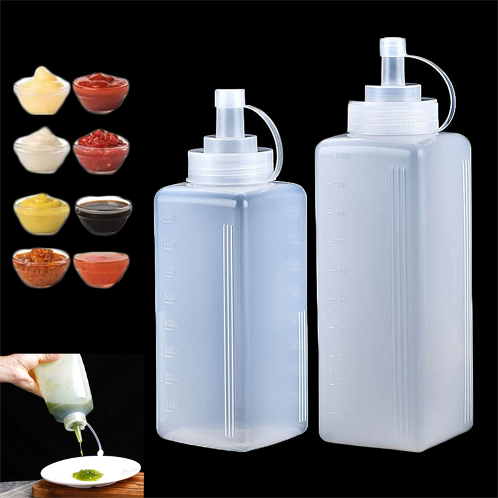 1pc Plastic Squeeze Sauce Bott - Sauce Squeeze Bottle 评论和价格