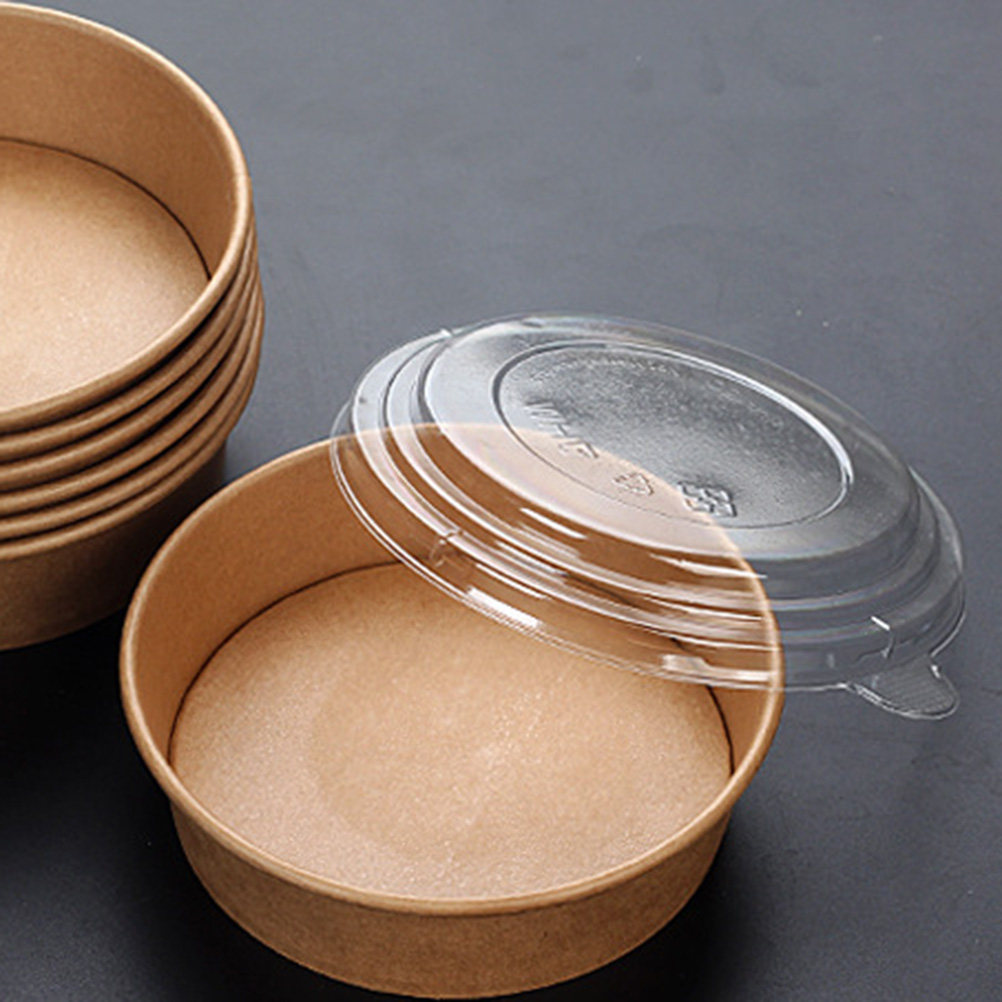 20Pcs Kraft Paper Bowls Leakpr - Meal Prep Container 评论和价格