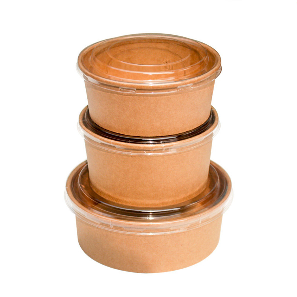 20Pcs Kraft Paper Bowls Leakpr - Meal Prep Container 评论和价格