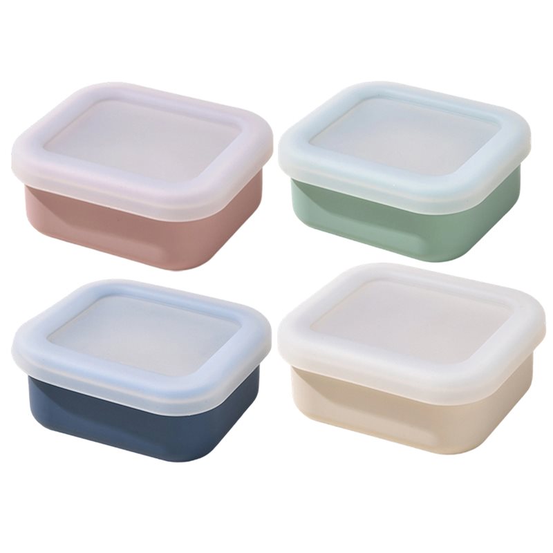 AB33-4-Pack Silicone Freezer M - Meal Prep Container 评论和价格