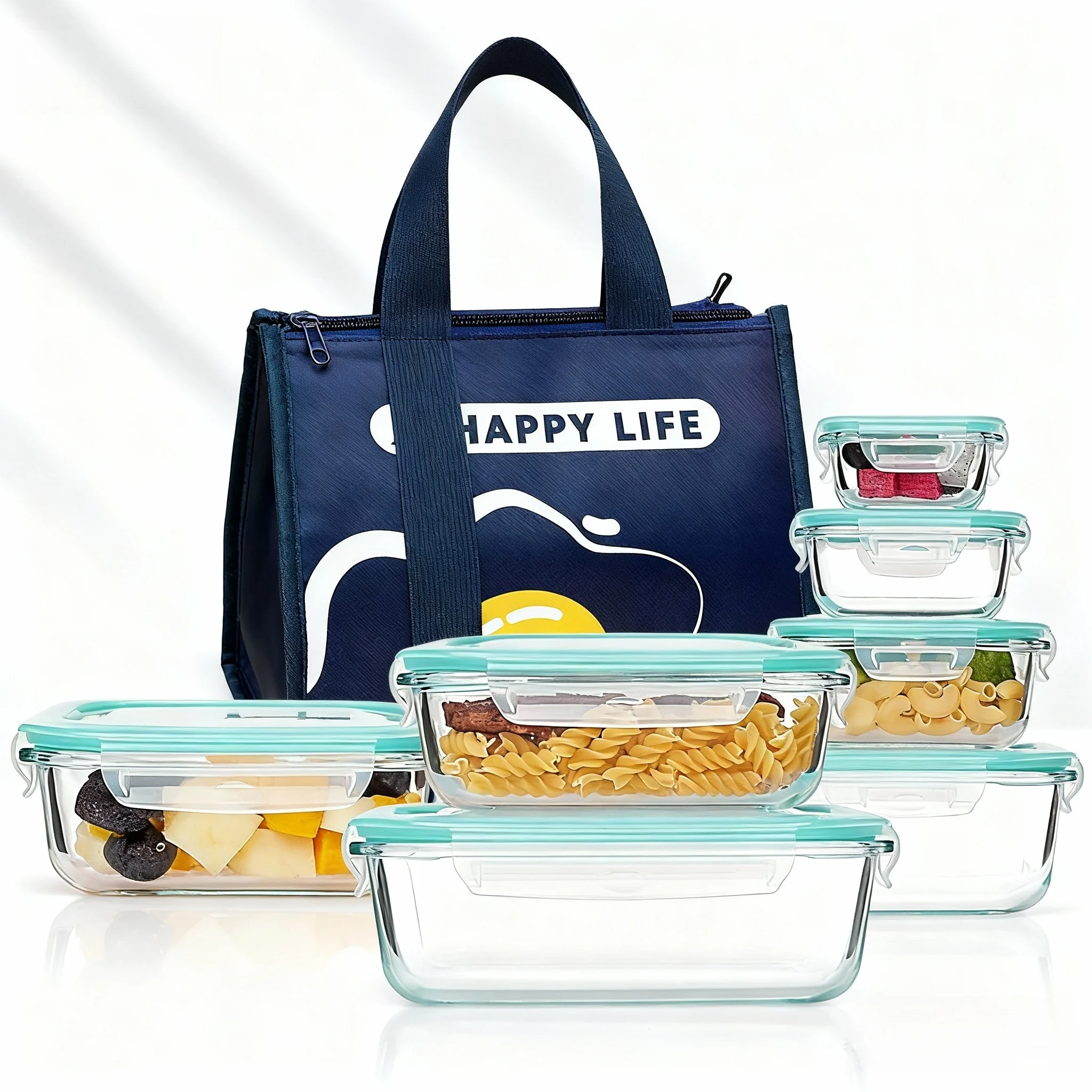Glass Lunch Bento Box for Adul - Meal Prep Rezepte 评论和价格