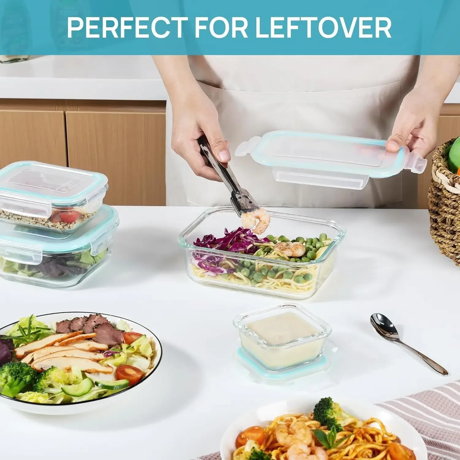 Glass Lunch Bento Box for Adul - Meal Prep Rezepte 评论和价格
