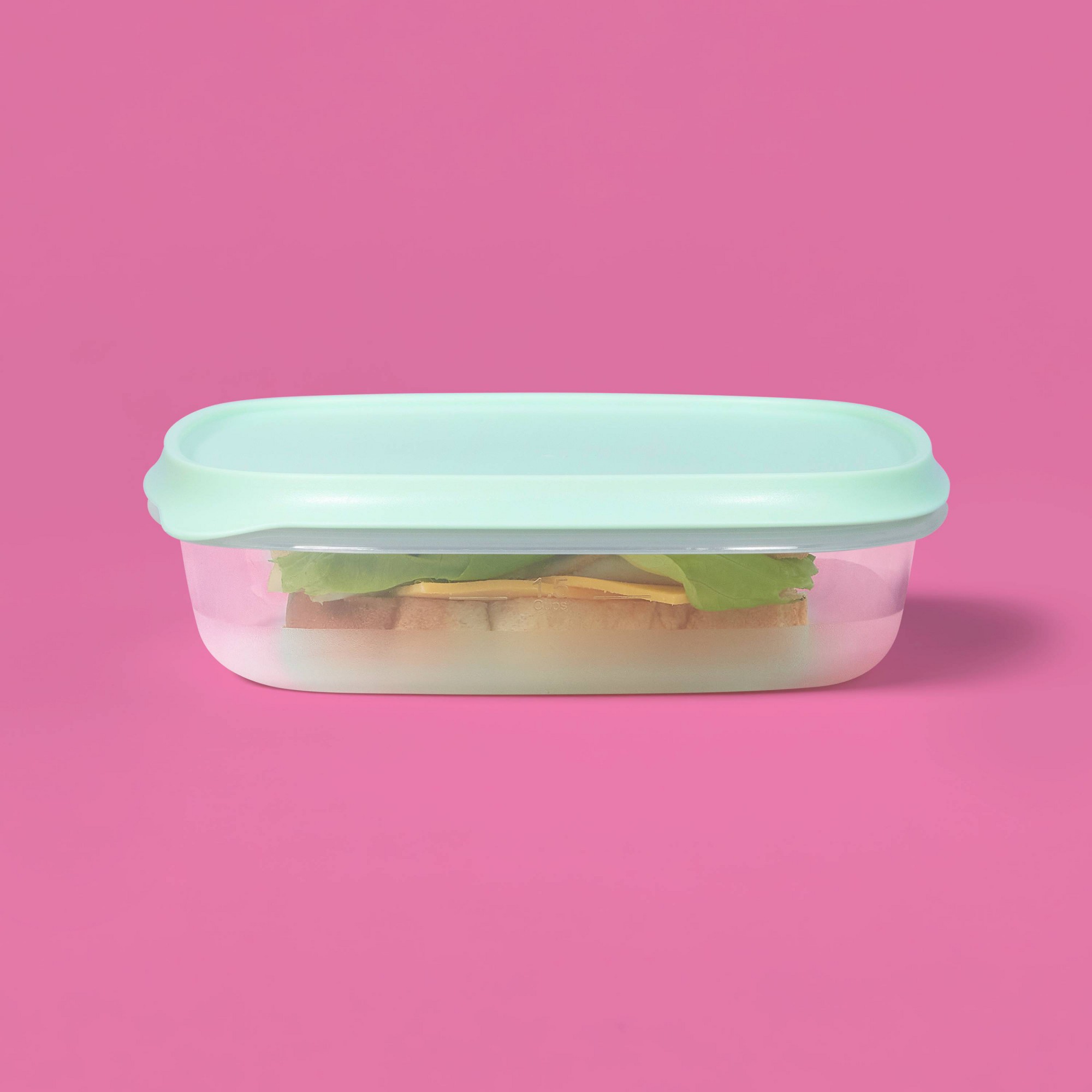 3ct Square Food Storage Contai - Meal Prep Container 评论和价格