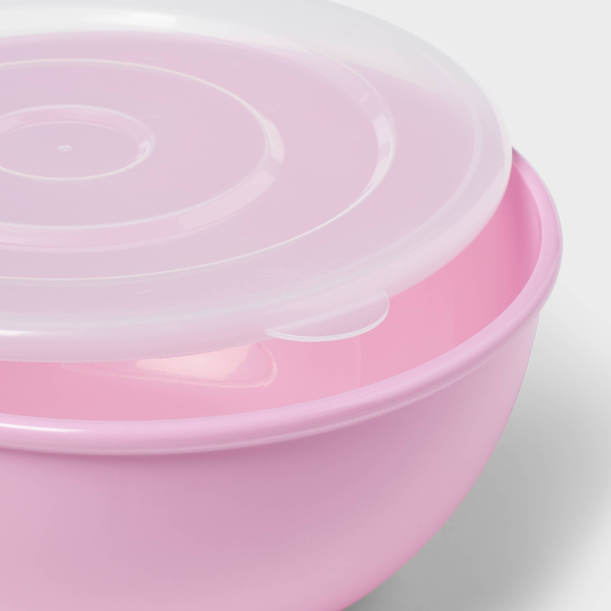 Pink Bowl With Matching Lid, D - Meal Prep Container 评论和价格