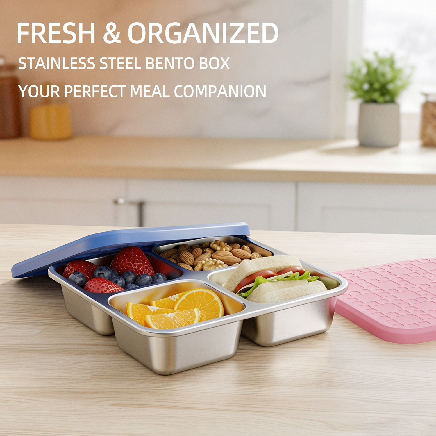 304 Stainless Steel Divided Lu - Meal Prep Container 评论和价格